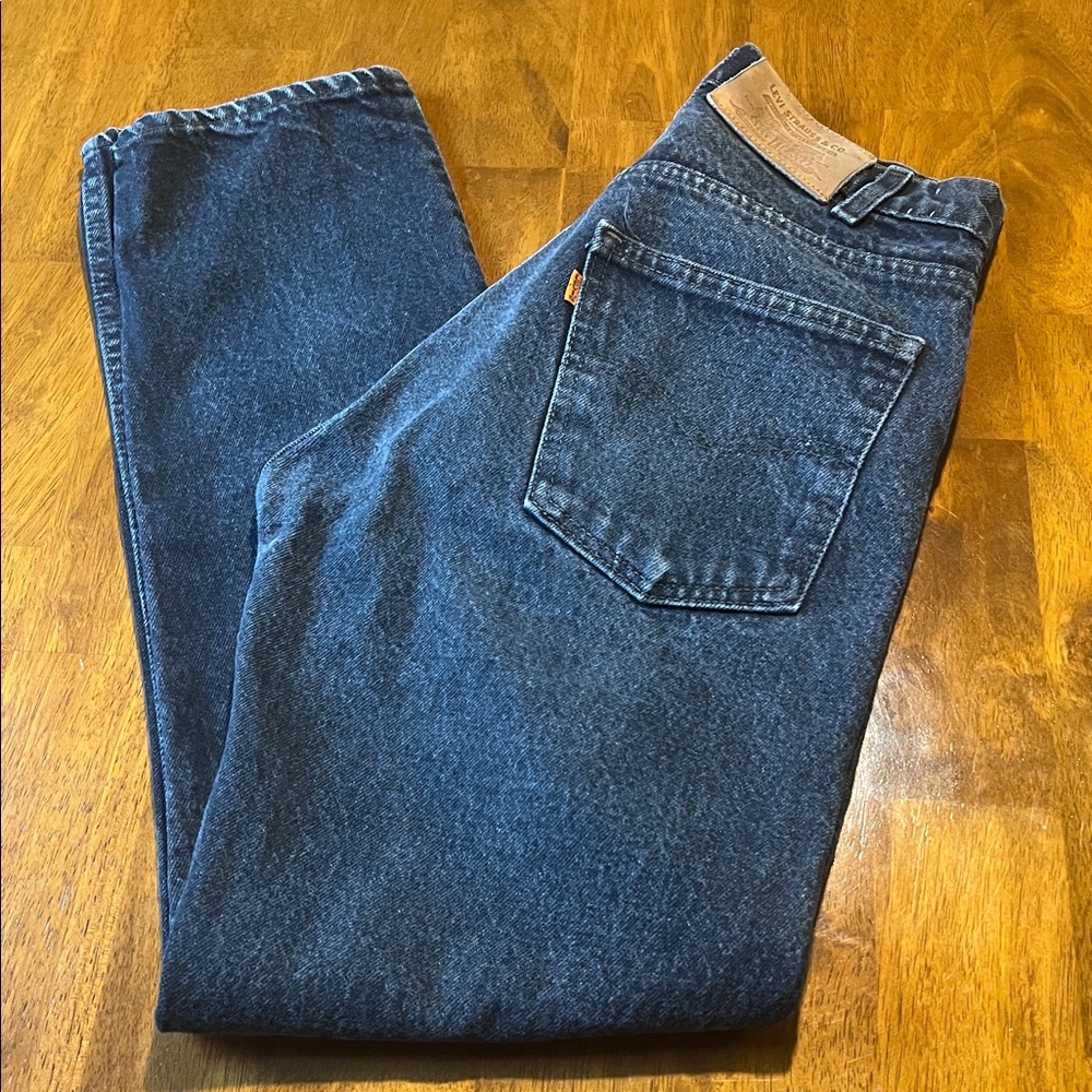 Vintage Orange Tab Levi's 31x30 Faded Black - Picture 12 of 16